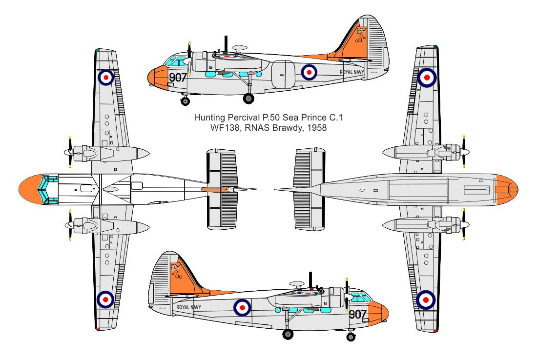Valom VAL72166 1:72 Percival P.50 Sea Prince C Mk.1