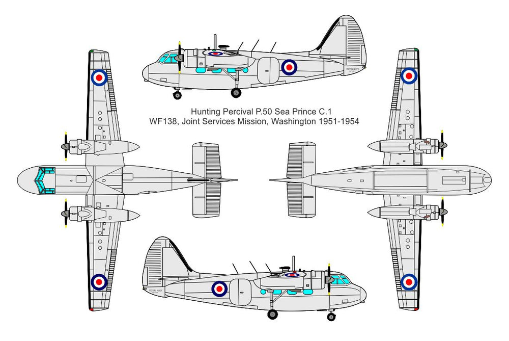 Valom VAL72166 1:72 Percival P.50 Sea Prince C Mk.1
