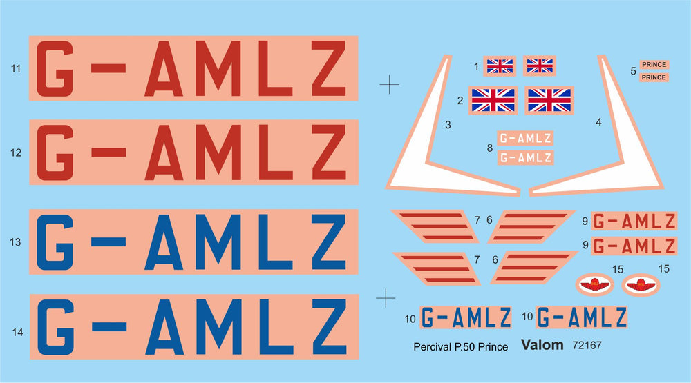 Valom VAL72167 1:72 Percival P.50 Prince