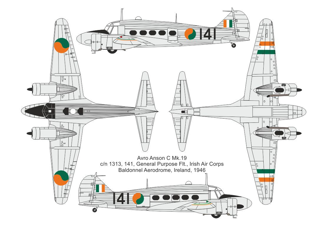 Valom VAL72168 1:72 Avro Anson C Mk.19