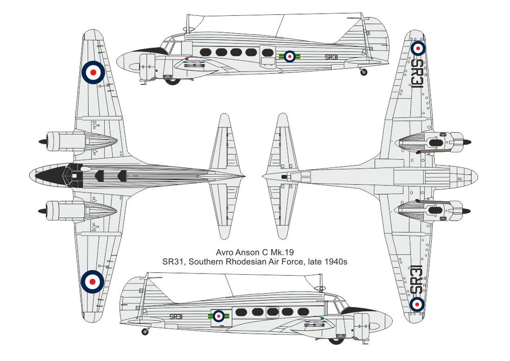 Valom VAL72168 1:72 Avro Anson C Mk.19