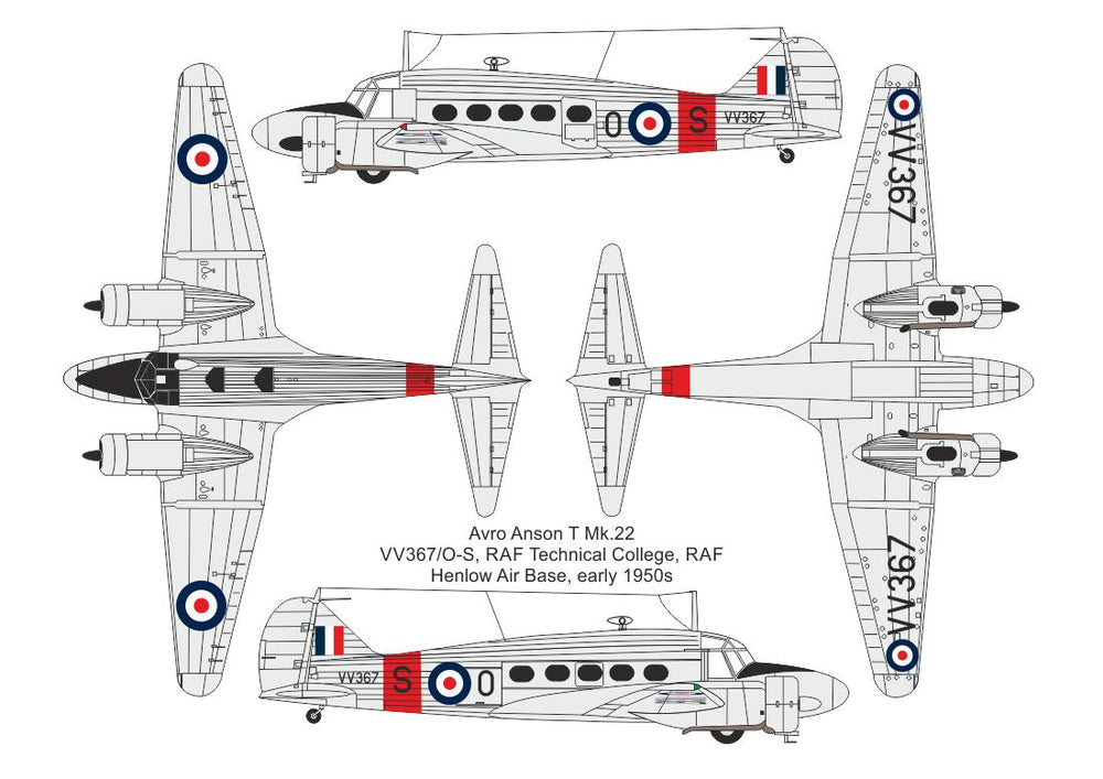 Valom VAL72169 1:72 Avro Anson T Mk.22