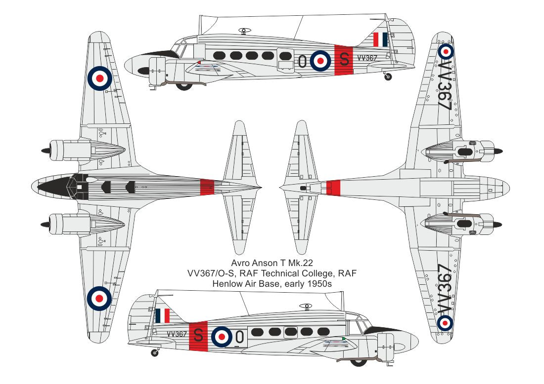 Valom VAL72169 1:72 Avro Anson T Mk.22