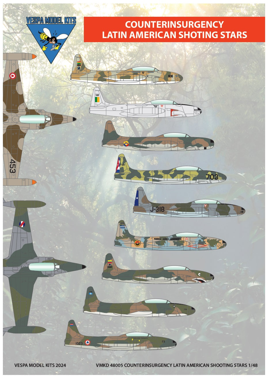 Vespa Models VD48005 1:48 Latin American Counter-Insurgency Shooting Stars