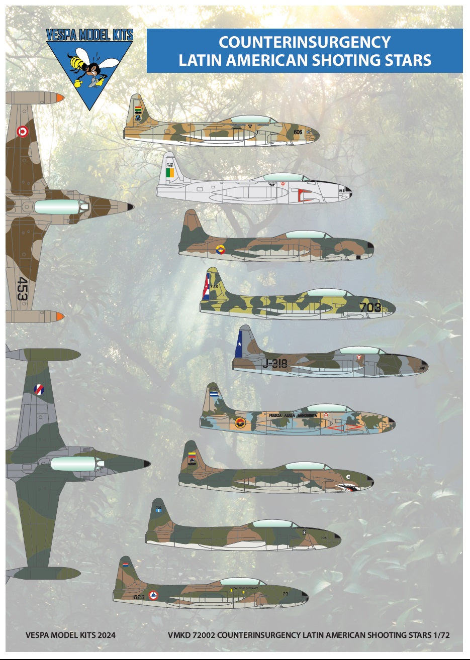Vespa Models VD72002 1:72 Latin American Counter-Insurgency Shooting Stars