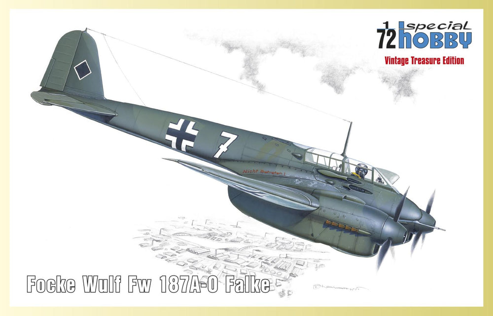 Special Hobby VT72002 1:72 Focke-Wulf Fw-187A-0 Falke