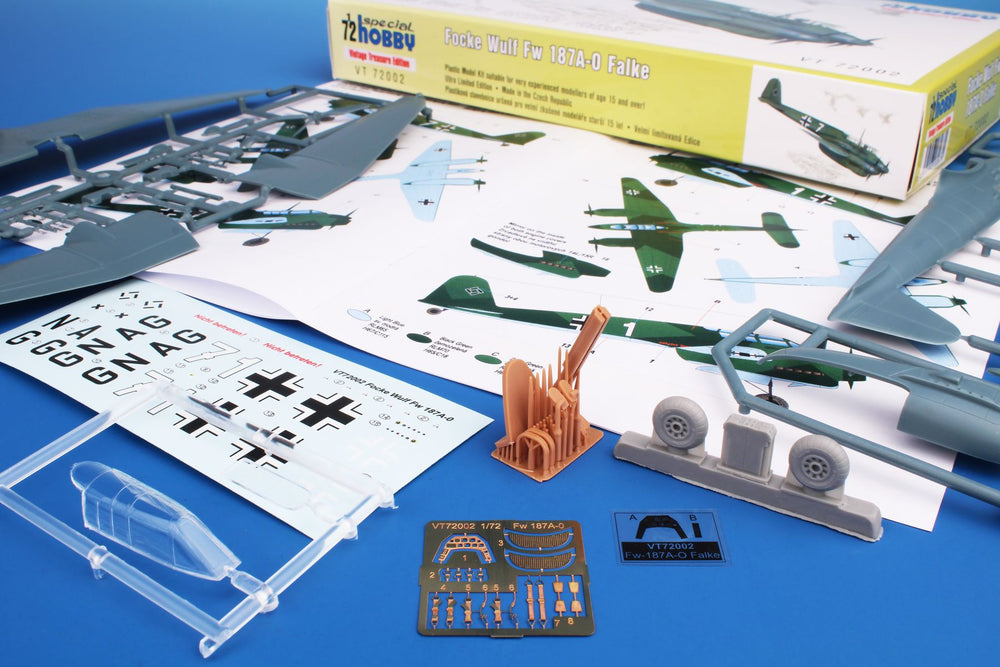 Special Hobby VT72002 1:72 Focke-Wulf Fw-187A-0 Falke