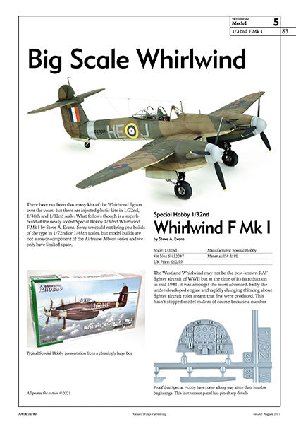 Valiant Wings Publishing VWPAA-04 Westland Whirlwind Airframe Album