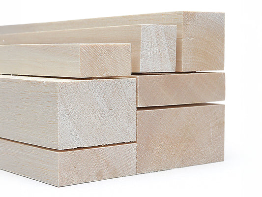 Slec Wood Balsa Block 25.0 x 25.0 x 915mm (1 x 1 x 36") L120