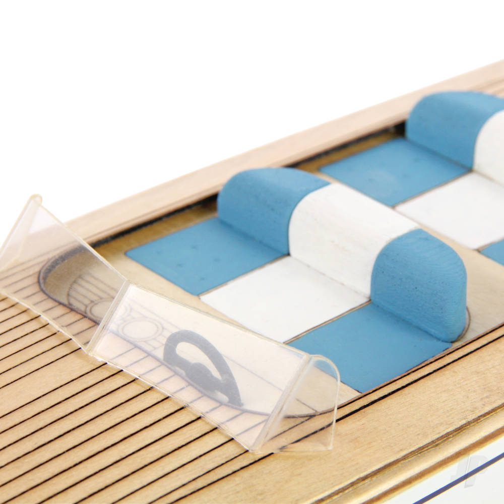 The Wooden Model Boat Company Riviera Motor Boat Kit 400mm 1000