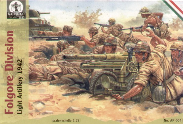 Waterloo 1815 WLAP004 1:72 Folgore Division Light Artillery