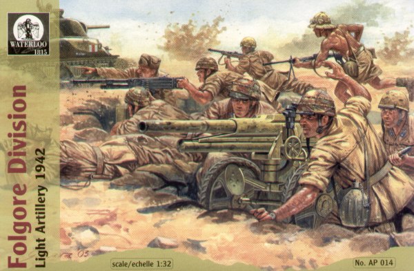 Waterloo 1815 WLAP014 1:32 Fologore Division light artillery 1942