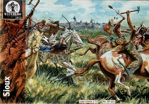 Waterloo 1815 WLAP023 1:72 Sioux Indians mounted