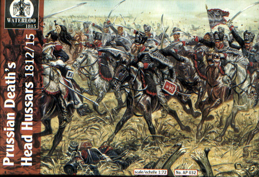 Waterloo 1815 WLAP032 1:72 Prussian Hussars of Death