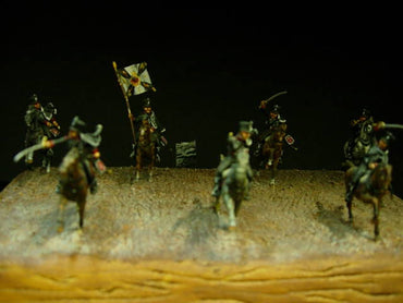Waterloo 1815 WLAP032 1:72 Prussian Hussars of Death