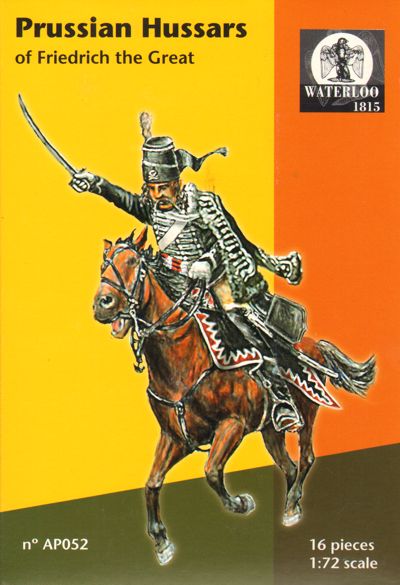 Waterloo 1815 WLAP052 Prussian Hussars 7 Years War 1:72