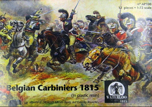 Waterloo 1815 WLAP100 1:72 Belgian Carabiniers 1815 6 horses