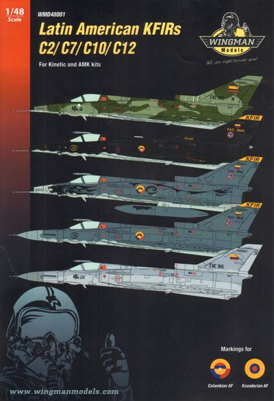 Wingman Models WMD48001 1:48 IAI C-2/C-7 Kfir