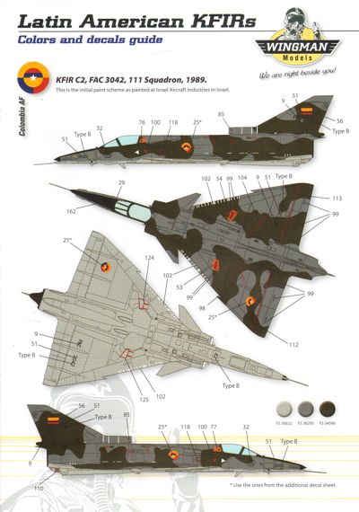 Wingman Models WMD48001 1:48 IAI C-2/C-7 Kfir
