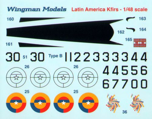 Wingman Models WMD48001 1:48 IAI C-2/C-7 Kfir