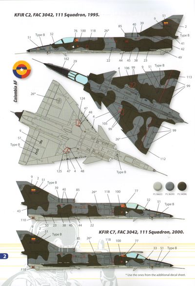 Wingman Models WMD48001 1:48 IAI C-2/C-7 Kfir