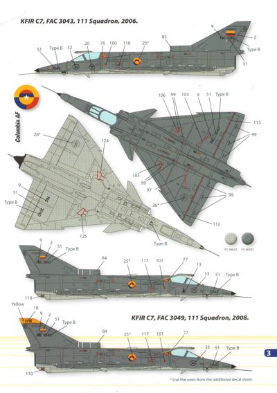 Wingman Models WMD48001 1:48 IAI C-2/C-7 Kfir