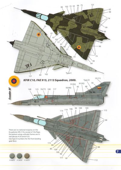 Wingman Models WMD48001 1:48 IAI C-2/C-7 Kfir