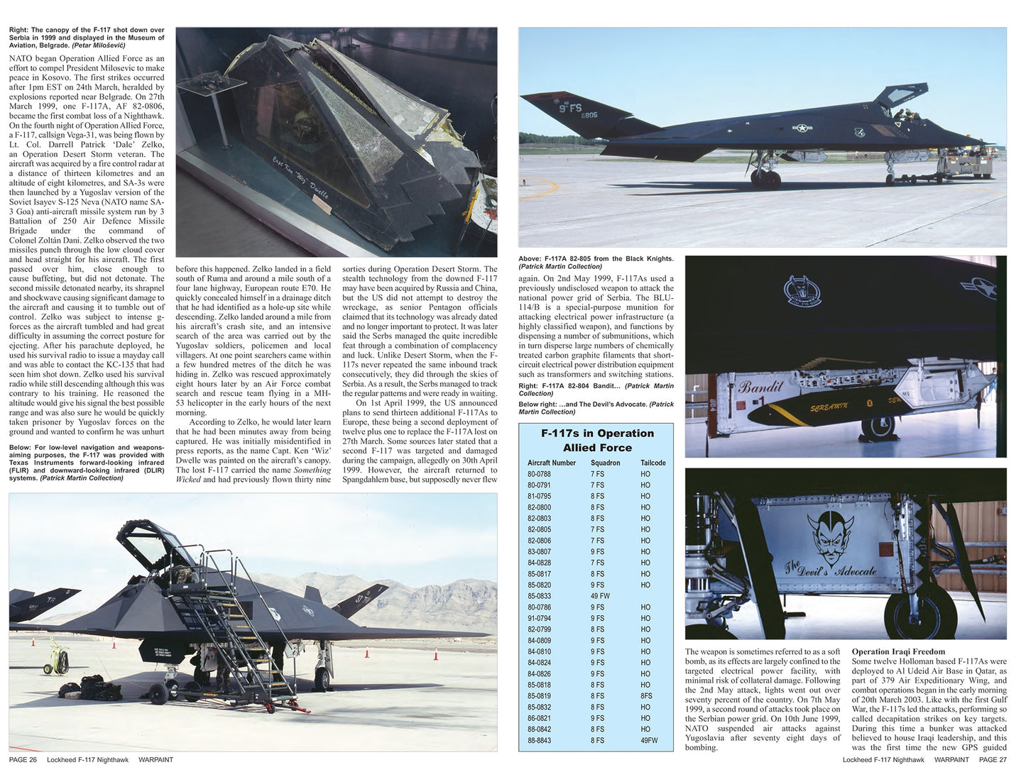 Warpaint Series WPS138 Lockheed F-117 Nighthawk Stealth Guide