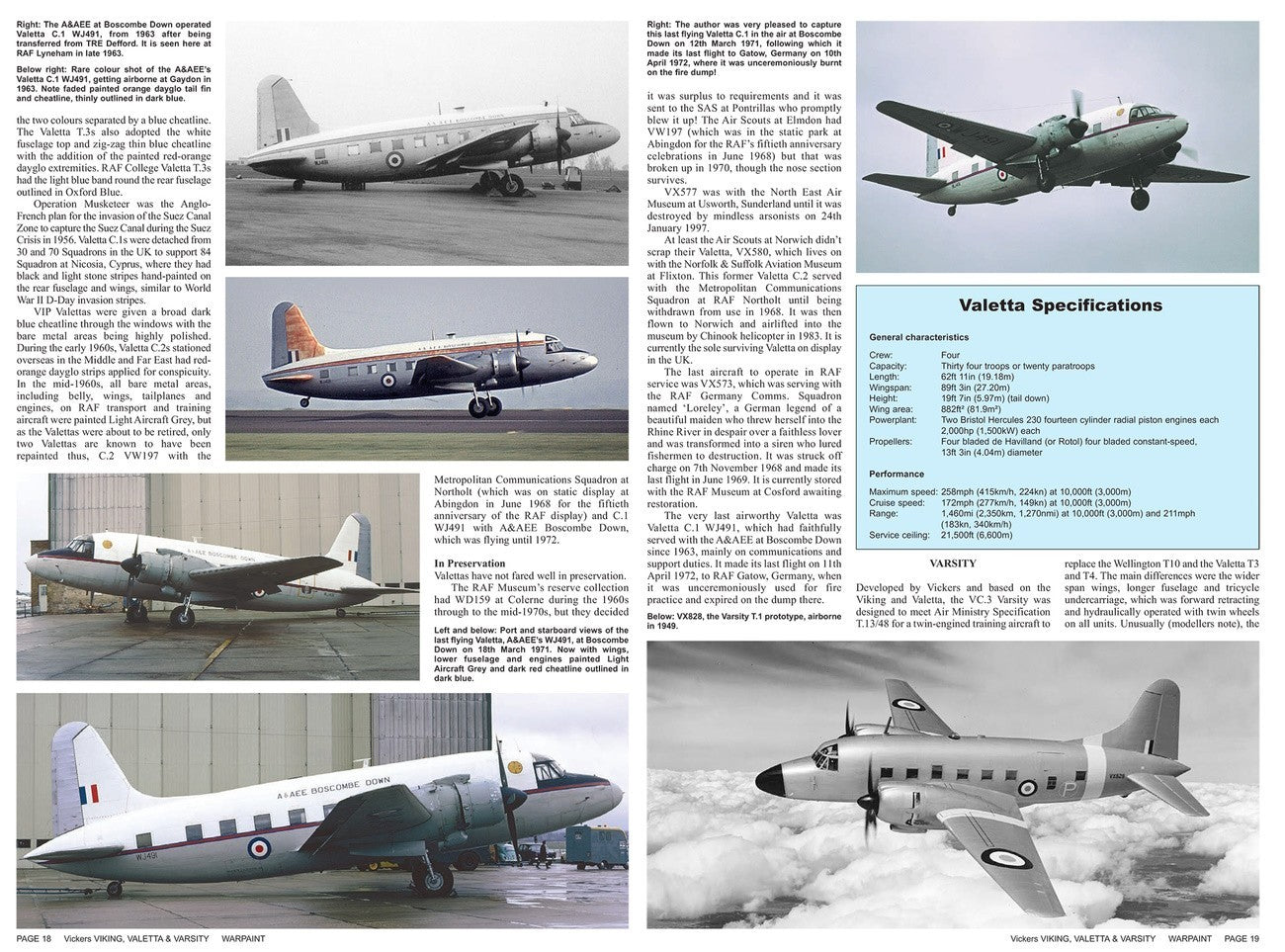 Warpaint Series WPS141 Vickers Viking, Valetta & Varsity In Military Service