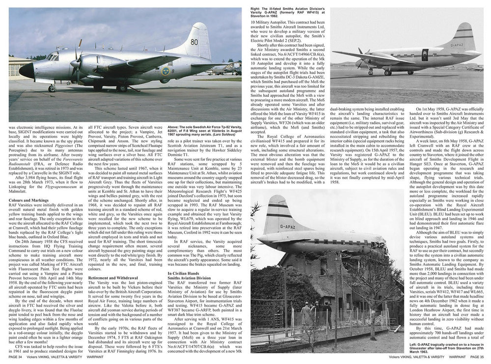 Warpaint Series WPS141 Vickers Viking, Valetta & Varsity In Military Service