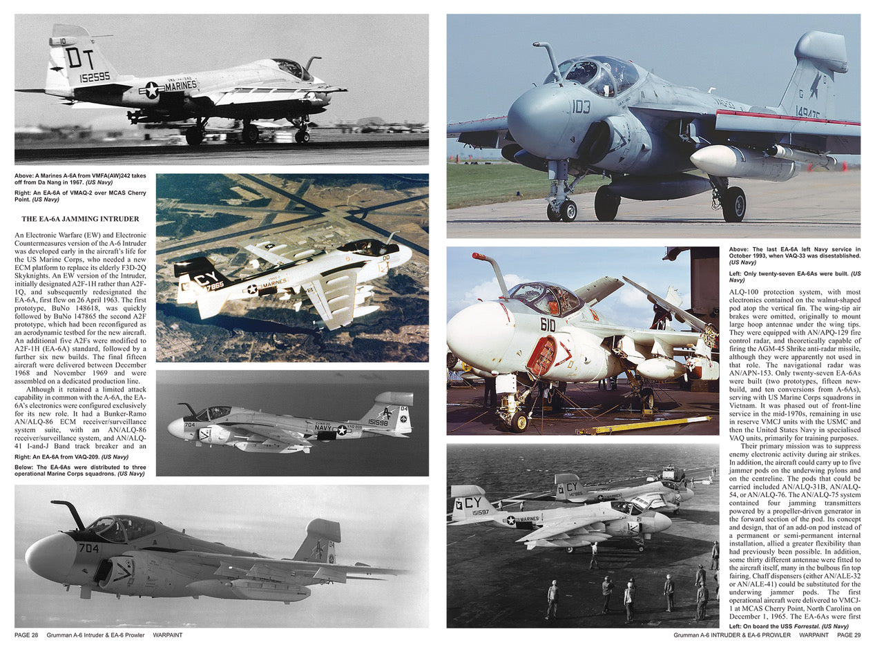 Warpaint Series WPS146 Grumman A-6 Intruder and EA-6B Prowler