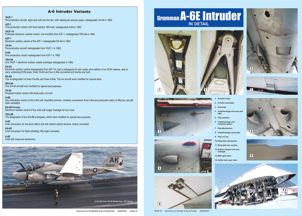 Warpaint Series WPS146 Grumman A-6 Intruder and EA-6B Prowler