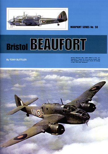 Warpaint Series WPS50 Bristol Beaufort by Tony Buttler [Mk.I Mk.II]