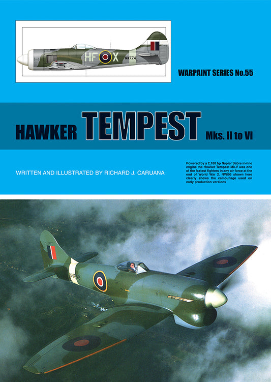 Warpaint Series WPS55 Hawker Tempest Mk.II thru to Mk.VI