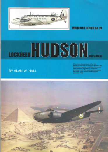 Warpaint Series WPS59 Lockheed Hudson Mk.I to Mk.VI