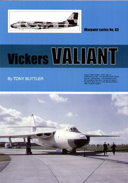 Warpaint Series WPS63 Vickers Valiant Mk.1 by 'Tony' Buttler ------