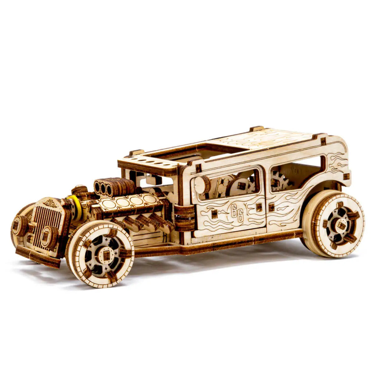 Wooden City WR339 Hot Rod 3D Wooden Model Kit