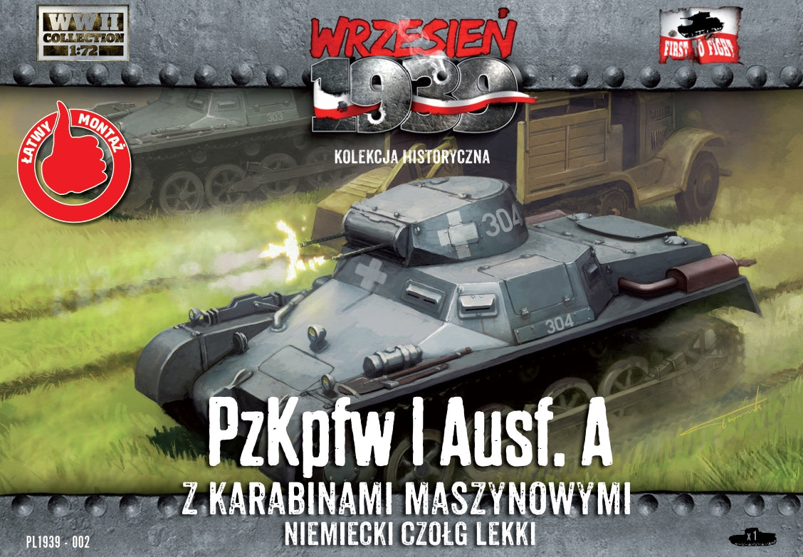 First To Fight Kits FTF002 1:72 Pz.Kpfw.I Ausf.A