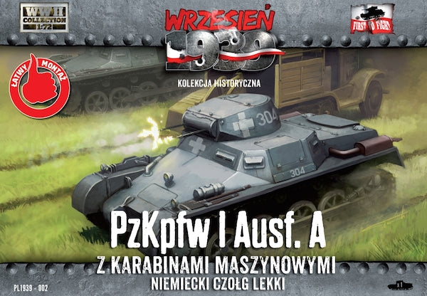 First To Fight Kits FTF002 1:72 Pz.Kpfw.I Ausf.A