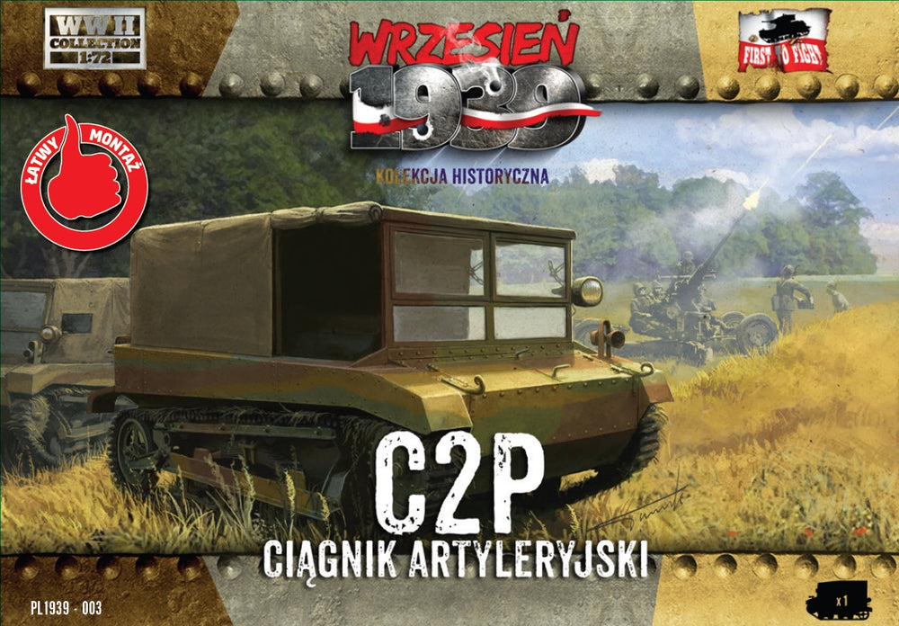 First To Fight Kits FTF003 1:72 C2P Polish artillery tractor