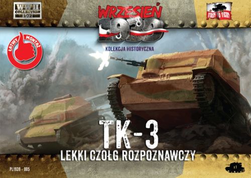 First To Fight Kits FTF005 1:72 Polish TK-3 light reconnaissance tank