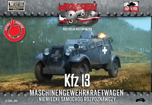 First To Fight Kits FTF006 1:72 Kfz.13 Maschinengewehrkraftwagen