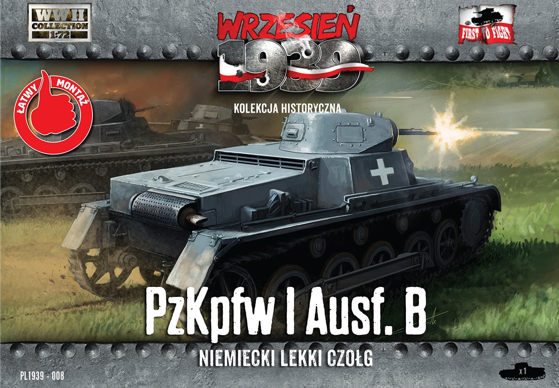 First To Fight Kits FTF008 1:72 Pz.Kpfw.I Ausf.B