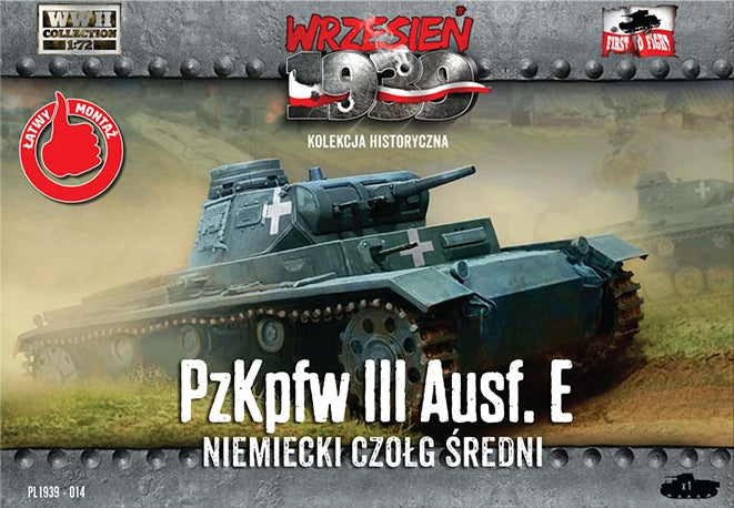 First To Fight Kits FTF014 1:72 Pz.Kpfw.III Ausf.E