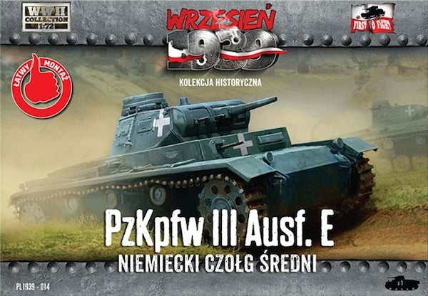 First To Fight Kits FTF014 1:72 Pz.Kpfw.III Ausf.E