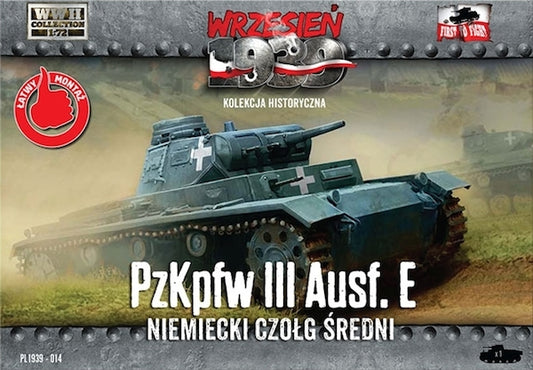 First To Fight Kits FTF014 1:72 Pz.Kpfw.III Ausf.E