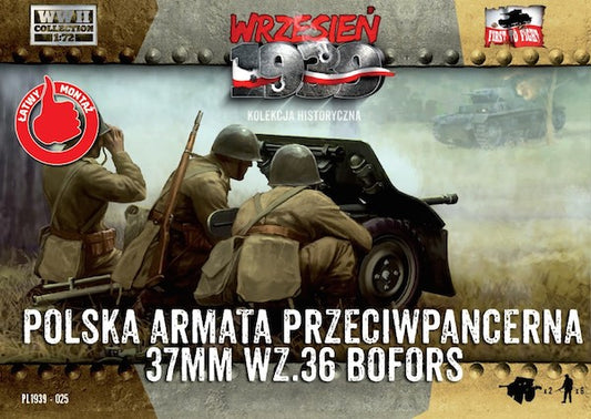 First To Fight Kits FTF025 1:72 Bofors 37mm anti-tank gun with crew