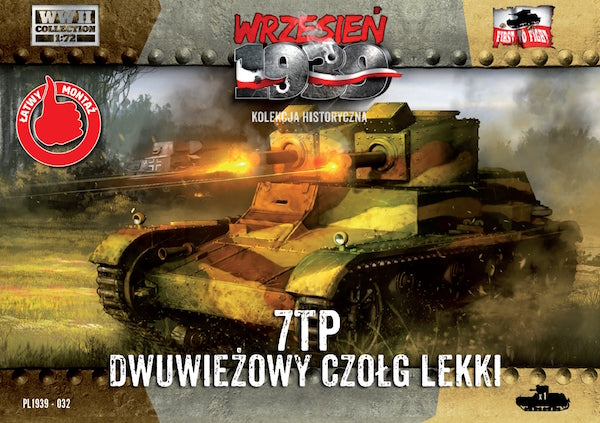 First To Fight Kits FTF032 1:72 Polish 7TP double turret Polish light tank