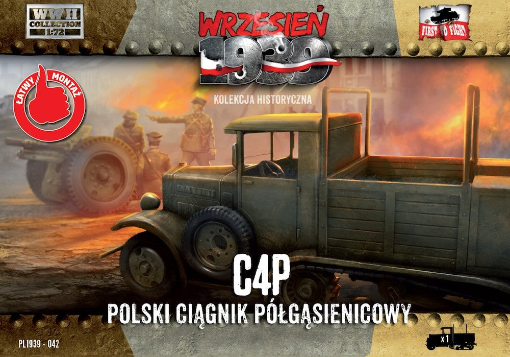 First To Fight Kits FTF042 1:72 C4P Polish Halftrack Artillery Tractor