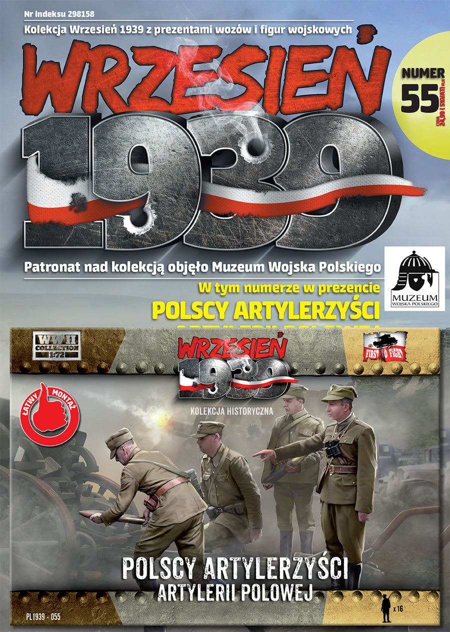 First To Fight Kits FTF055 1:72 Polish Artillerymen figures